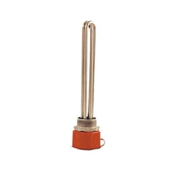 Incoloy Screwplug Heater, 2.5"NPT, 2250W, 13" Immersed Length