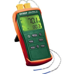 EA10 EasyView Type K Dual Input Thermometer with Dual Readings