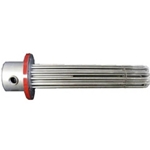 2" 150# Steel Flange Heater, 304SS 3 elements, 2kW, 14.5" imm., 23W/sq.in
