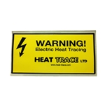 Caution Label for Insulated Heat Trace Cable
