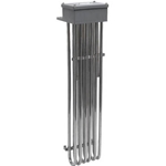 6HS Six Element 316 Stainless Steel Heater, 6000W, 10"hot zone, 17"OAL
