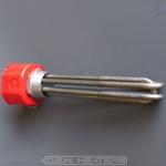 Screwplug Immersion Heater: 2" NPT, 3 Incoloy Elements, 3000W, 10" Immersed - CLEARANCE