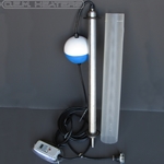 Floating Tote Tank Heater, 300W, 240V, with 20-ft Cord, Controller & Temp Sensor - CLEARANCE
